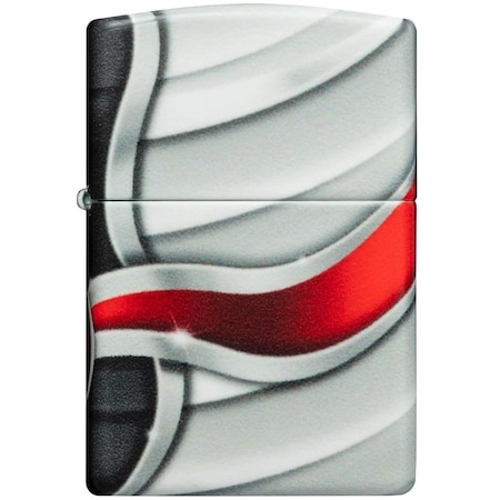 Zippo 2022 Zippo Flame Wave 540 Wrap 360 White Matte,  ZIP-49357